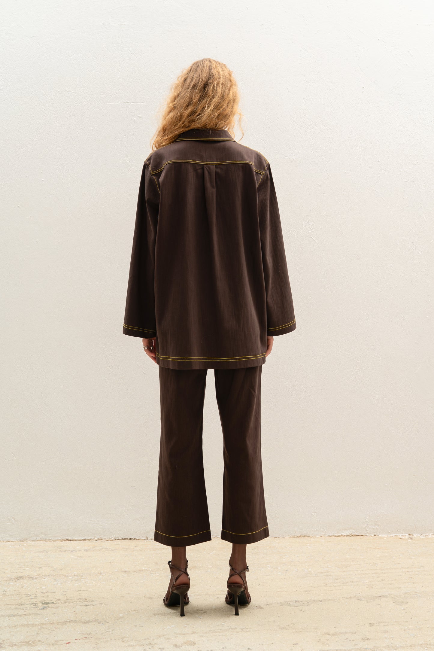 Osaka Workwear Overshirt Brown