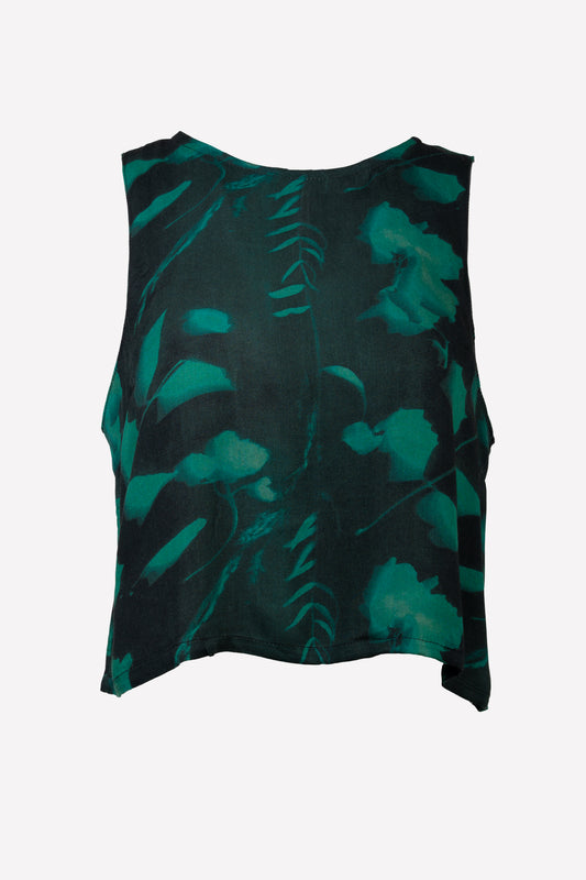 Hops Top - Cyan Dark