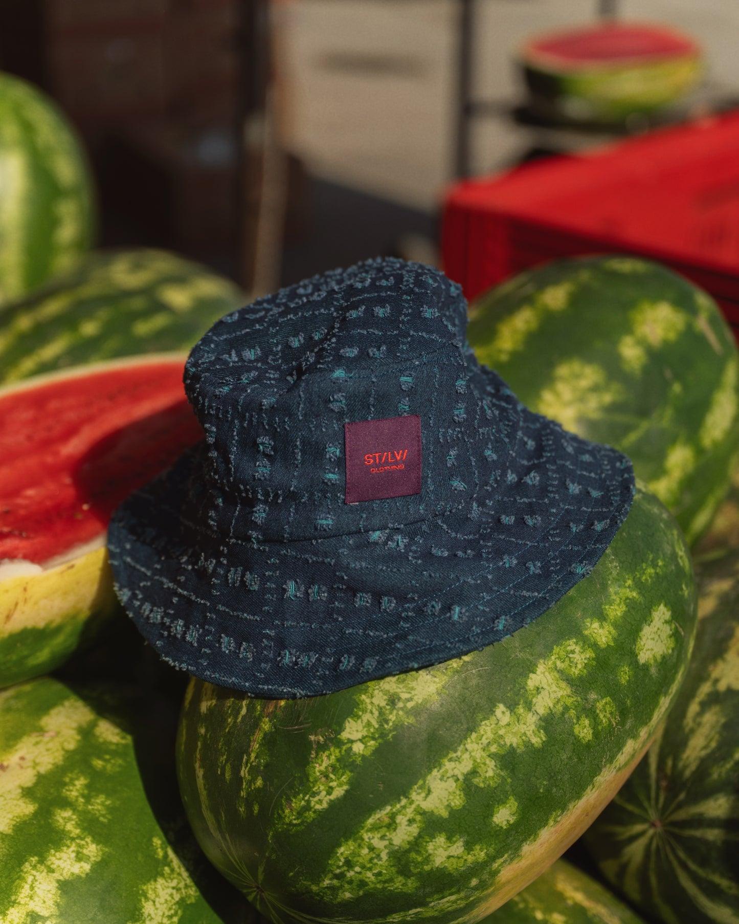 Ephemera Denim Bucket Hat